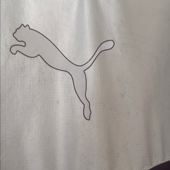 Puma Black and Gray Windbreaker with High Collar - Picture 5 of 6